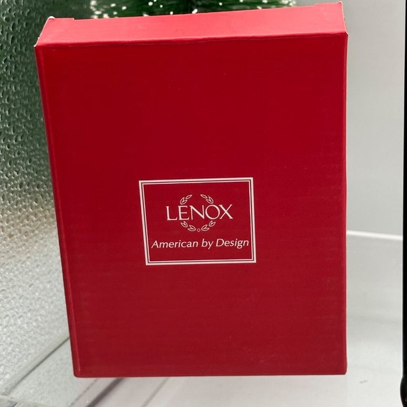 Lenox Angel Ornament Sparkle And Scroll Crystal Clear Christmas Silverplated - Picture 6 of 10